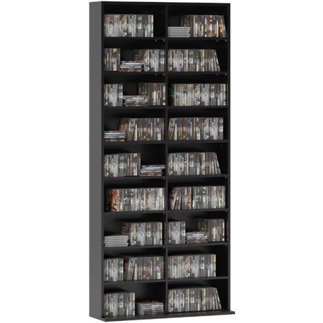 640 CD Storage Tower - Black