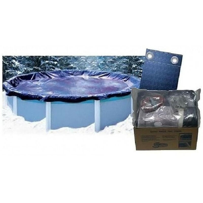 Jardiboutique - 6.40 m bâche piscine hivernage - couverture hiver piscine hors sol