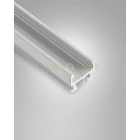 6407-03-901 LILLE PROFILO ALLUMINIO ANODIZZATO NATURALE L. 16 MM.-MT