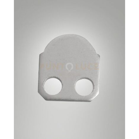 6407-50-002 TAPPO PIATTO ALLUMINIO ANODIZZATO NATURALE L.16MM SENZA FORO