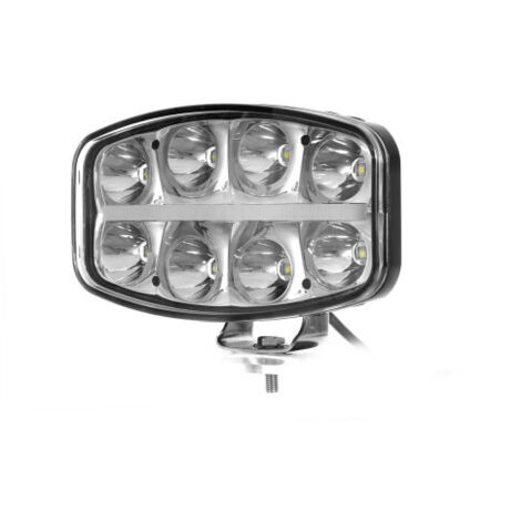 Нов мощен 64W LED Лед Фар Халоген с Три Функции Неон Neon ефект 12-24V Бяла светлина 6500LM