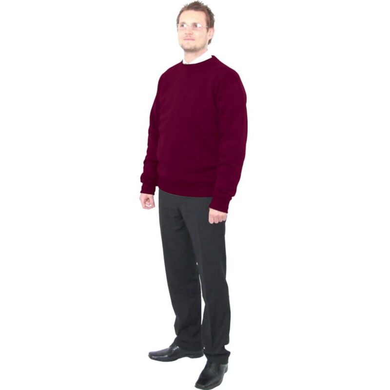 65/35 Premium Burgundy Sweatshirt - Large - Tuffsafe