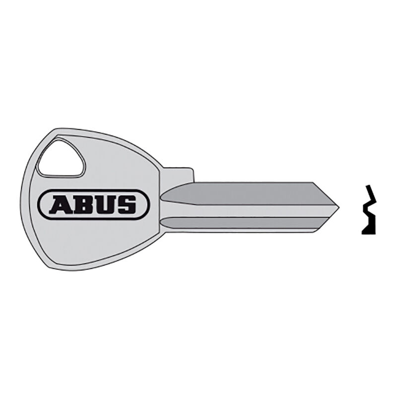 Abus Mechanical - 65/25 25mm New Profile Key Blank ABUKB11406