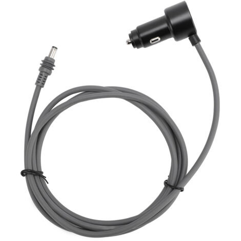 6,5 Fuß langes DC-Autostromkabel 12 V bis 48 V, wasserbeständig, Plug & Play, USB Typ C-Ladeanschluss, 18 AWG Zigarettenanzünderstecker für Satellitenschüssel.
