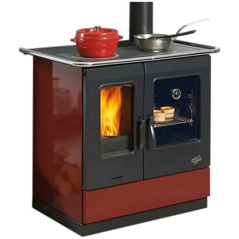 6,5 kw roter holzofen - Godin - 241100carmin