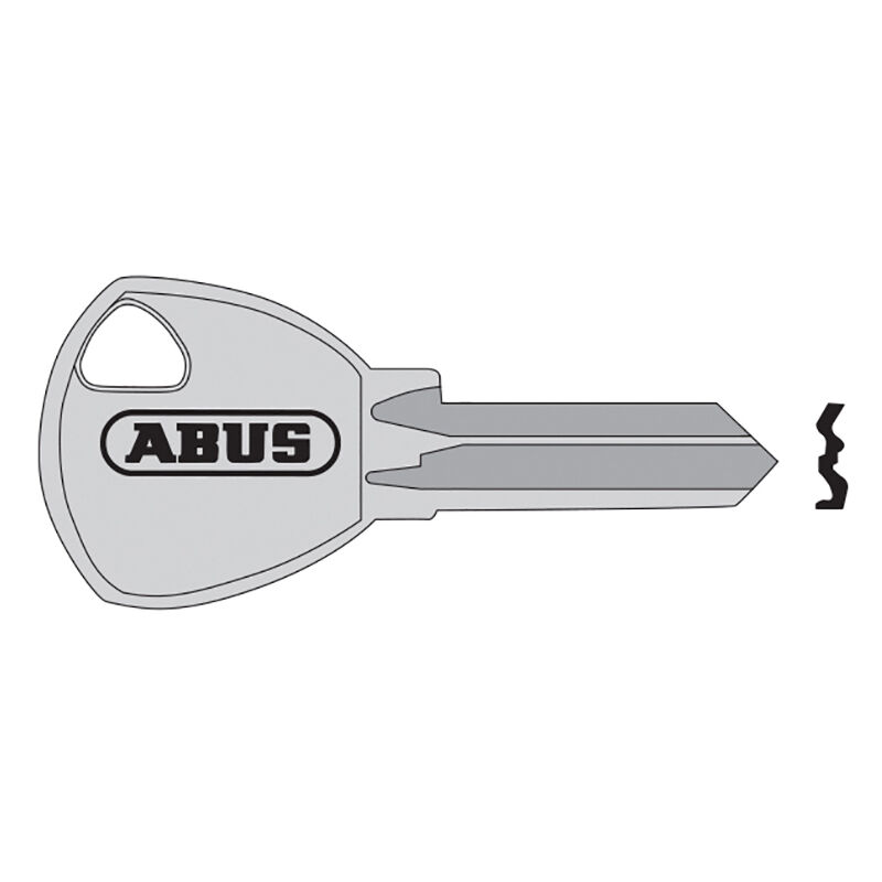Abus Mechanical - 65/40+45 70/45 New Key Blank ABUKB12022