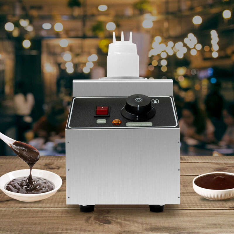 650ml Warm Fudge Distributeur de sauce moutarde ketchup Distributeur de sauce en acier inoxydable Pump