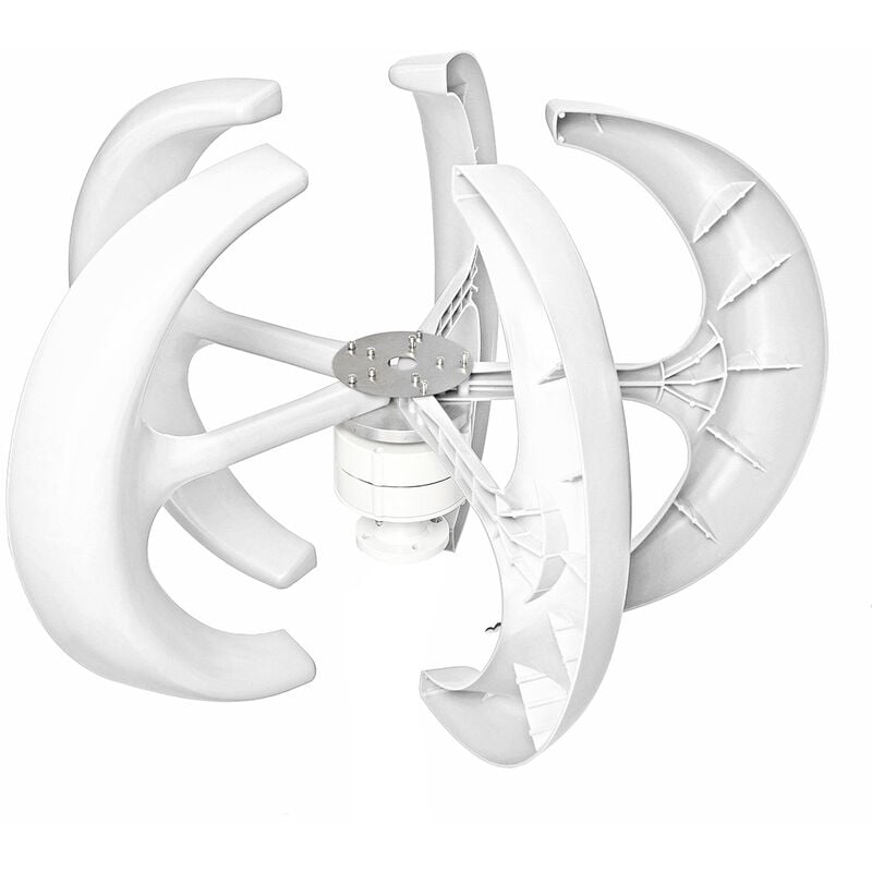 650W 24V Axe vertical de générateur d'éolienne de lanterne de rotor 5 Lames ZebraA