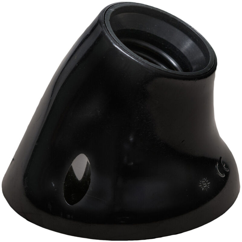 

Portalámparas zócalo curvo E27 negro (Solera 6510 N) (Granel)