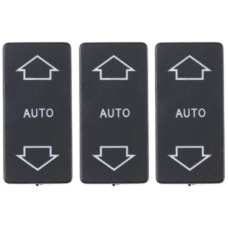 6552.V0 6552V0 Interrupteur simple de lève-vitre électrique pour 106 Noir