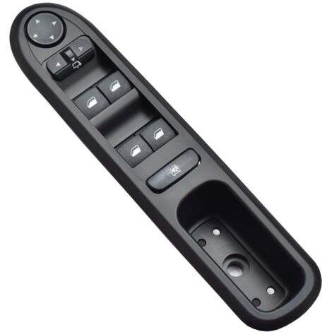 6554.ER Interrupteur principal de lève-vitre électrique avant gauche pour Peugeot 407 2004-2010 (Avant gauche)