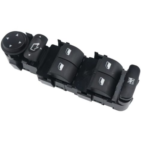 6554.HA Compatible avec C-itroen C4 2004 2005 2006 2007 2008 2009 2010 Interrupteur de lève-vitre électrique de voiture Interrupteur de commande de rétroviseur 9 broches