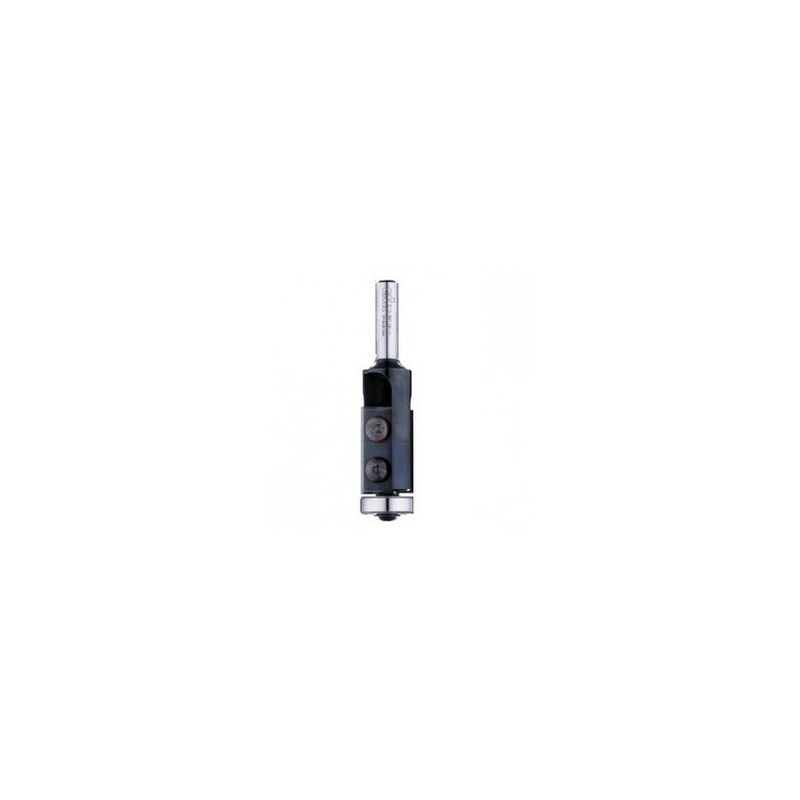 CMT - Fraise plaquette affleurer hauteur 30mm guidage - Queue 8mm