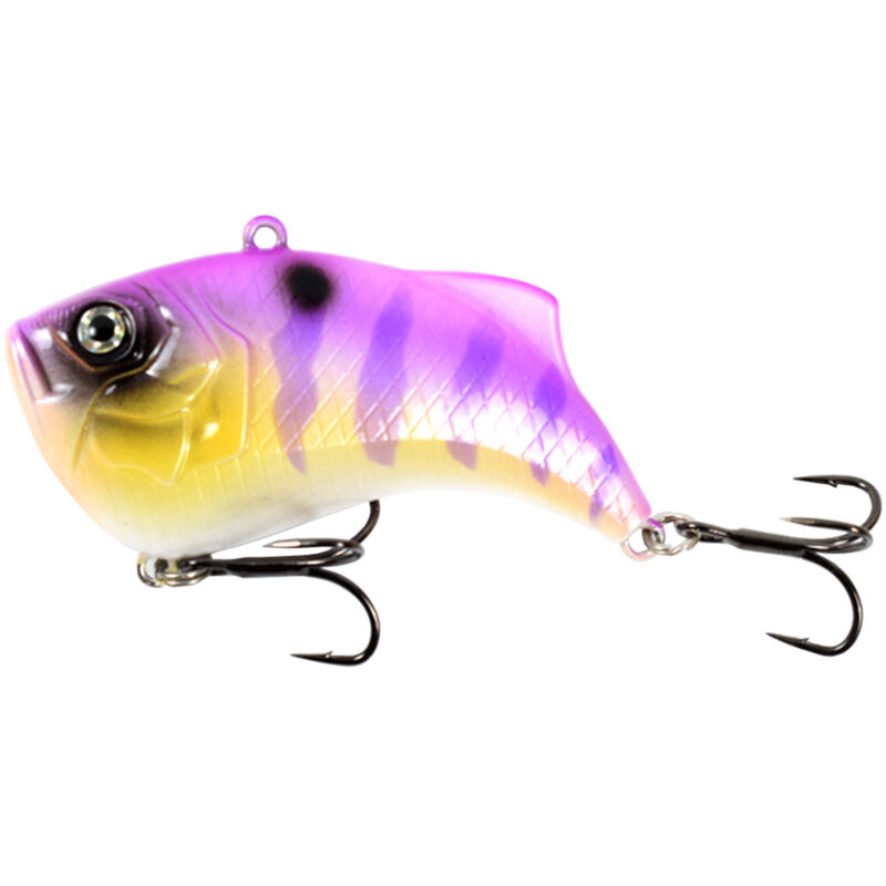 

65mm 14g de plastico duro artificial VIB cebo Crankbait 3D ojos realista que se hunde senuelos de pesca gancho con anzuelos triples,2 #