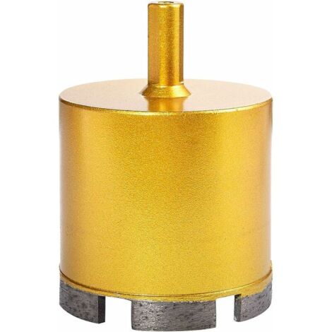 65mm Diamant Diamant Scie Trépan, Ardoise Porcelaine Marbre Creux Foret Creux Pour Verre, Céramique, Porcelaine, Tuile, Marbre, Granit (Diamètre De 65mm)