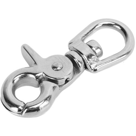 65mm Fermoirs à Griffe en Acier Inoxydable pour Accessoires Canins, Bricolage et Articles de Randonnée