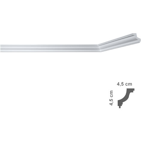 65PZ CORNICE DECORATIVA PER SOFFITTO mod. I703 - mm 45 x  45