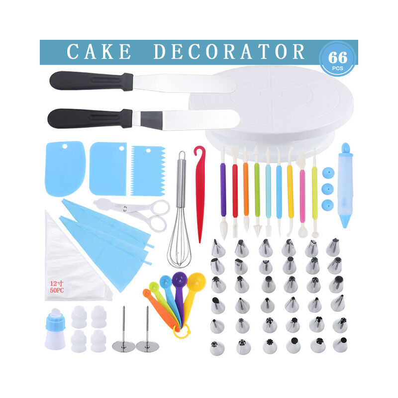 66 pz/set torta giradischi Kit di strumenti per