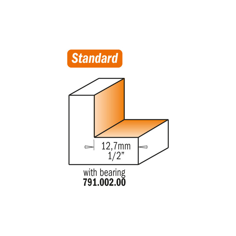 CMT - 660.350.11 fraise feuillure p.a.j. hm S=8 D=34.9X12 Z2 dr