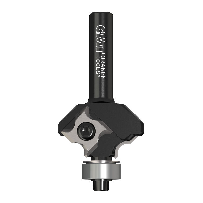 CMT - 661.030.41 fraise a' arrondir avec plaquettes hw Z2 S=8 D=12,7 L=57,5 R=3 dr