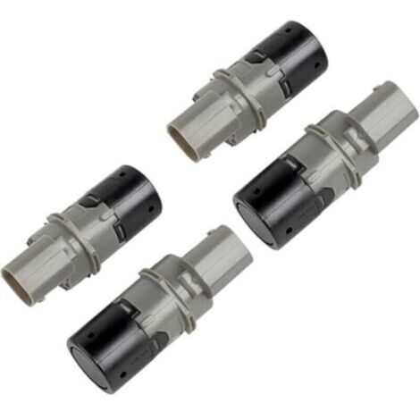 66206989069 Lot de 4 capteurs de stationnement PDC 3 broches Compatible avec les séries 5 E39 E60 7 E38 E65 6 E63 E64 X3 X5 Z4 E83 E53 E85 1998-2008