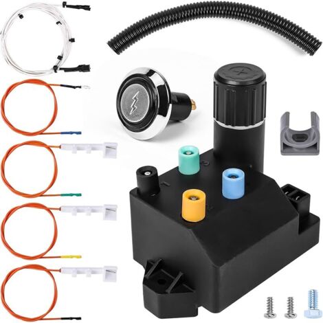 66354 Kit d'allumage de rechange pour barbecue Weber Genesis II 310/315 E310 S310 SE310 E315 S315 CE310 Allumage 4 sorties Pièces d'allumage de rechange pour Genesis II 310/315, F-D66354