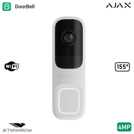 66390 - TVCC - DoorBell - color white - Ajax videovigilancia