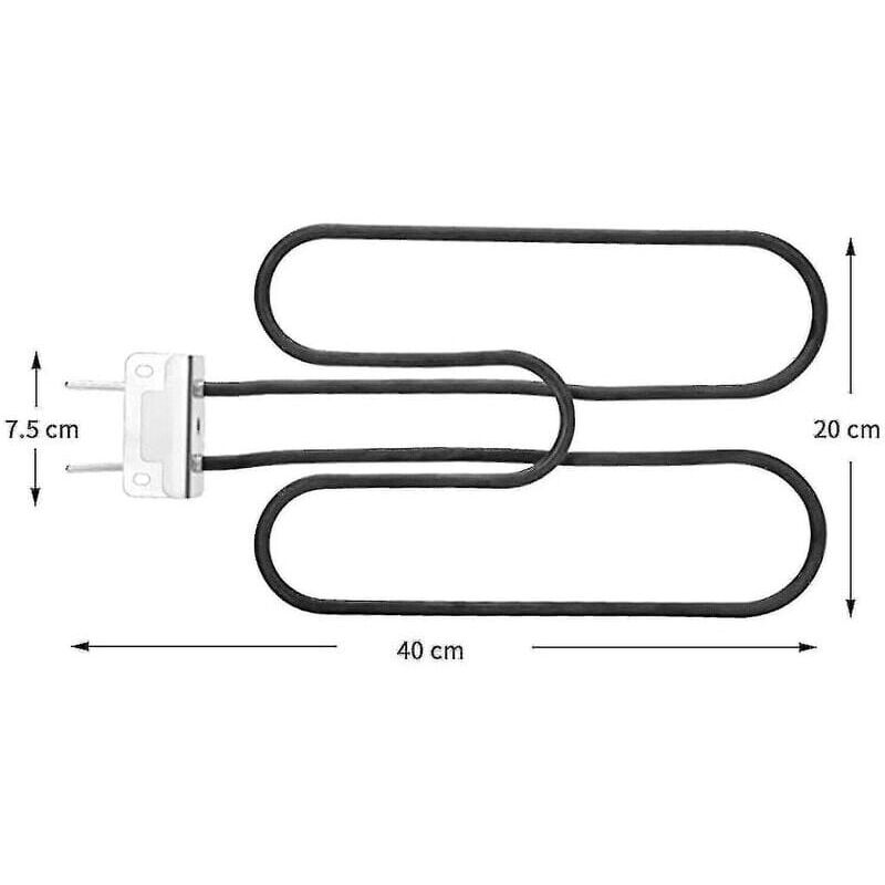 SNQ - 66631 65621 Tube de brûleur de gril de rechange pour Weber q 140/1400 80342 803436 5620