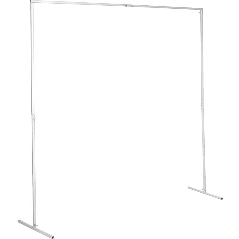 

6.6ft Arco Decorativo de Flor de Boda, Estante de Hierro Forjado para Decorar, Blanco, Mohoo