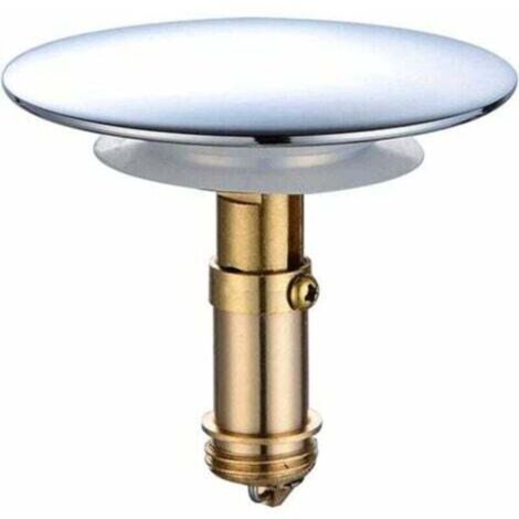 66mm pop-up click-clack waste fitting for bathroom sink, kitchen sink, shower sink, solid brass plug with chrome plating