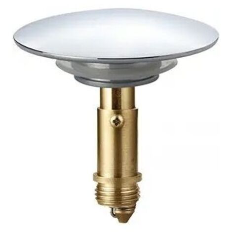66mm Pop-up Click-Clack Waste for Bathroom Sink, Kitchen Sink, Bathroom Sink, Chrome Plated Solid Brass Plug