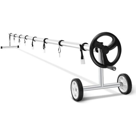 6.7 m Adjustable Above Ground Pool Solar Cover Reel Pool Cover Reel Roller Set