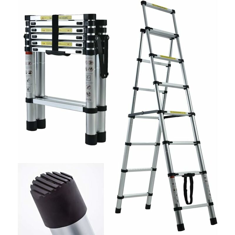 6+7 Steps Ladder A-Frame Ladders Telescoping Ladder Herringbone Ladder EN131 Certified 330lb Load