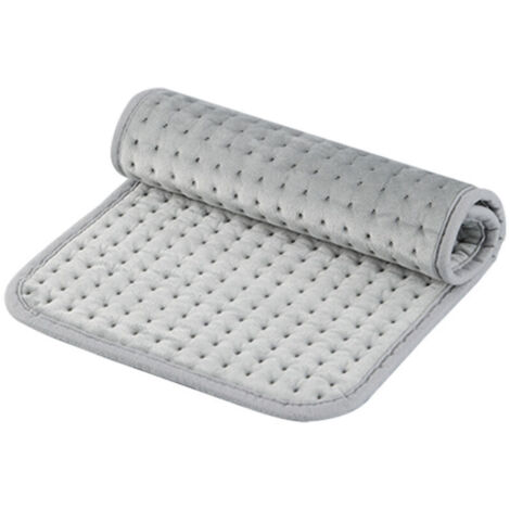 670 Sous-lit chauffant super douillet, 43 x 84 cm, dormir sur un nuage, arrêt automatique, protection anti-surchauffe, 4 niveaux de température, lavable, pour tous les matelas courants