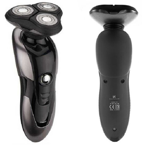 678 Rasoir électrique 3d Rechargeable 3 Têtes Articulées Homme Règle Tondeuse Barbe