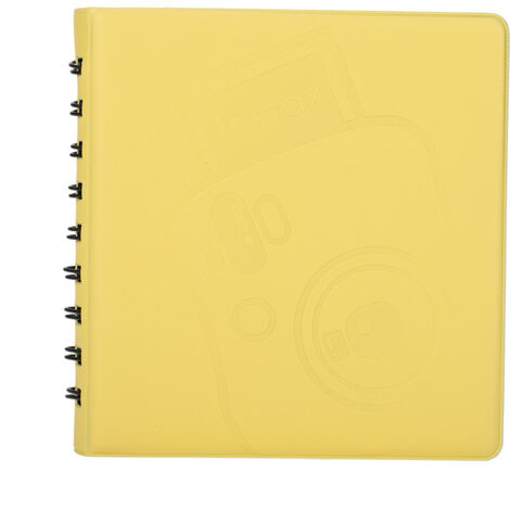 68 Pockets Instant Photo Album Picture Case Storage for Fujifilm Instax Mini Film 7s 8(Yellow)