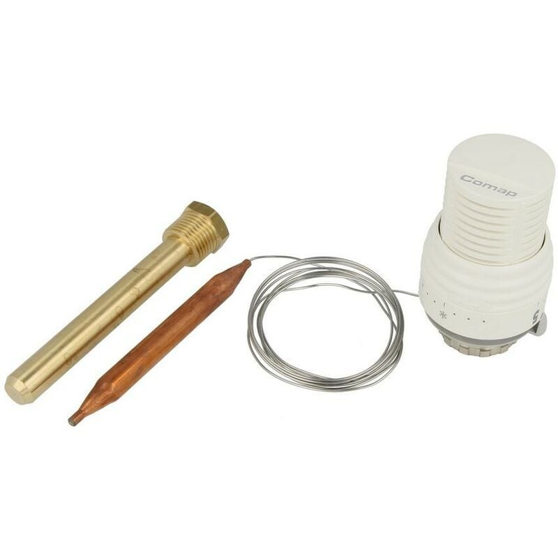 Comap - Tête thermostatique m 30 x 1,5 avec sonde d'immersion capillaire 2 m