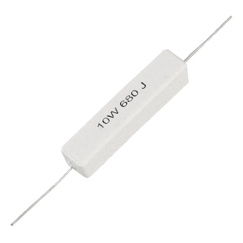 

680R 10WH Resistencia Bobinada Axial 680 Ohm 10w