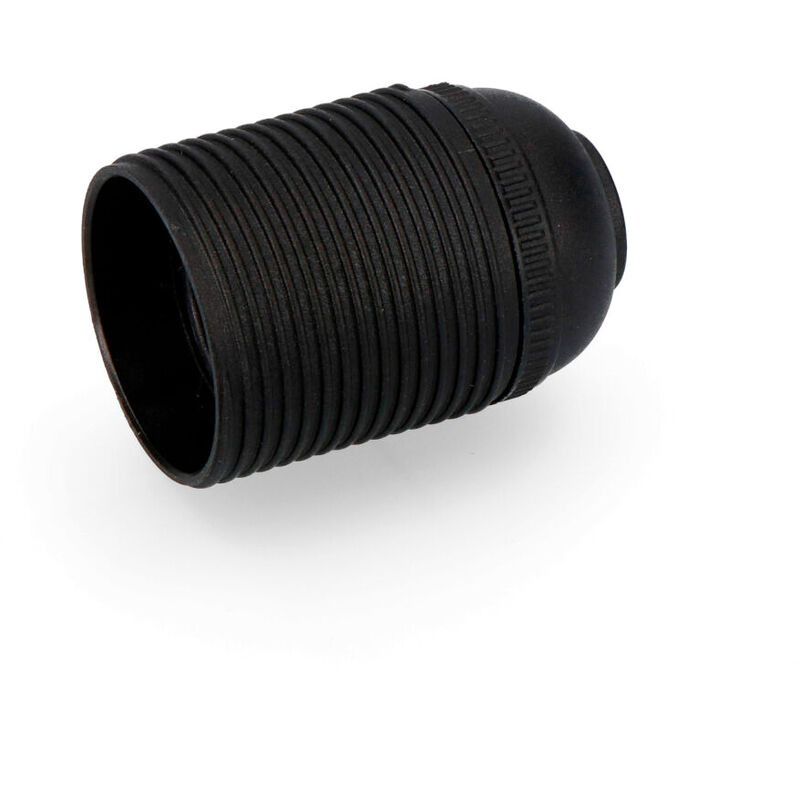 

SOLERA Portalamparas roscado e-27 negro homologado solera