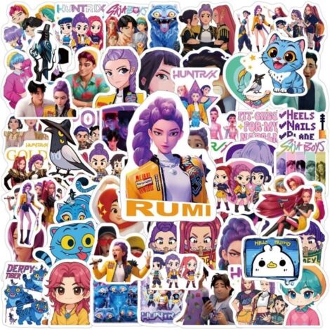 69 Pièces Autocollants graffiti, Lot graffiti autocollants, Cartoon Stickers, Lot adolescents autocollants, Anime Stickers, Goodies Autocollant-s Sticker, Pour Ordinateur, Valise et Coque