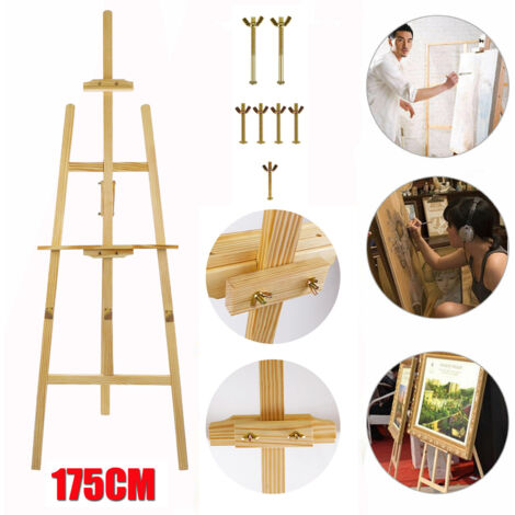 69" Staffeleien Staffelei holz stafelei Atelierstaffelei Kiefer Standstaffelei