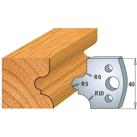 690.012 PAIRE DE COUTEAUX SP 40x4mm