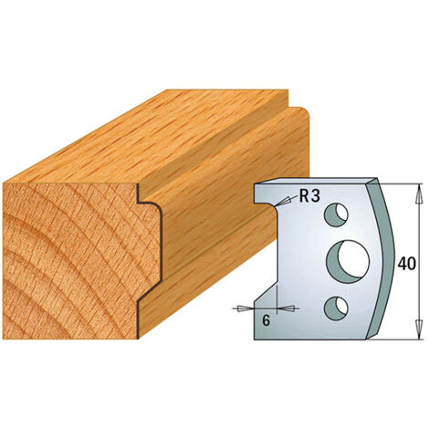 690.032 PAIRE DE COUTEAUX SP 40x4mm