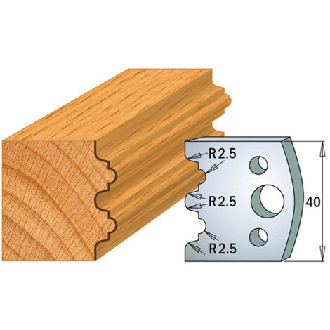 690.108 PAIRE DE COUTEAUX SP 40x4mm
