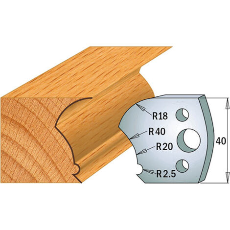 690.123 PAIRE DE COUTEAUX SP 40x4mm