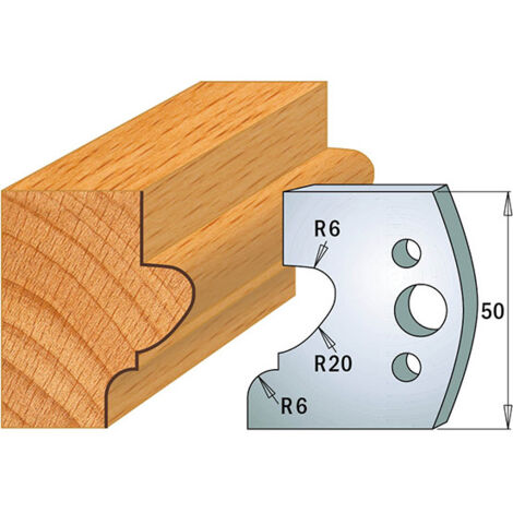 690.505 PAIRE DE COUTEAUX SP 50x4mm