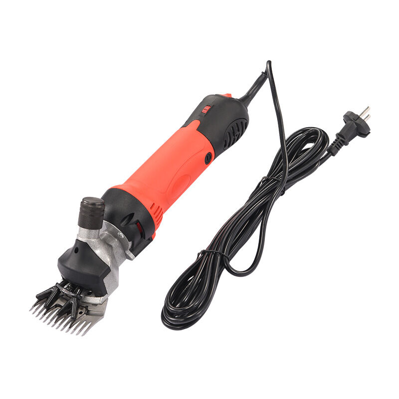 690W Tondeuse à Moutons, Machine Tondeuse Electrique Professionnelle, Ciseaux à Moutons Chèvres Lamas Alpacas, Cisaille Tonte (rouge)-