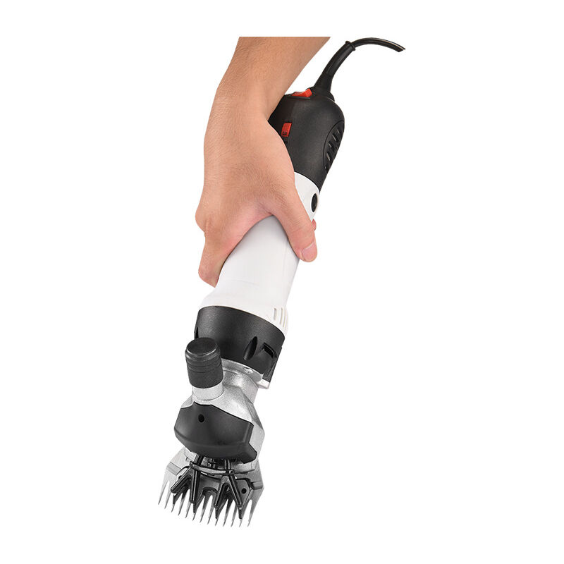 690W Tondeuse à Moutons, Machine Tondeuse Electrique Professionnelle, Ciseaux à Moutons Chèvres Lamas Alpacas, Cisaille Tonte (blanc cassé)-