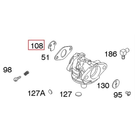 691182 - VOLET DE STARTER pour moteur BRIGGS et STRATTON