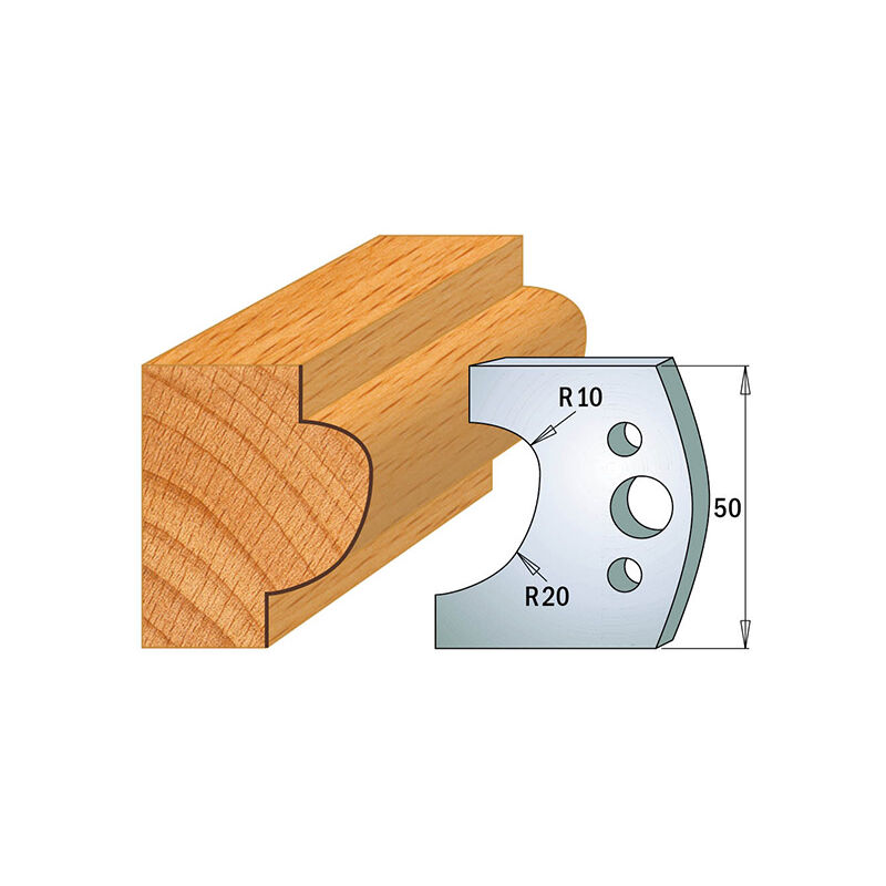 CMT - 690.504 jeu de 2 couteaux kss 50X4MM